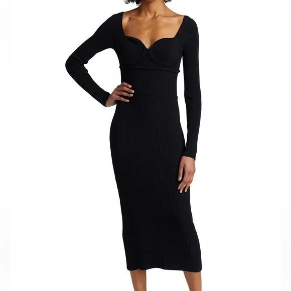 ALTUZARRA Louisa ribbed-knit midi dress - Picture 4 of 12